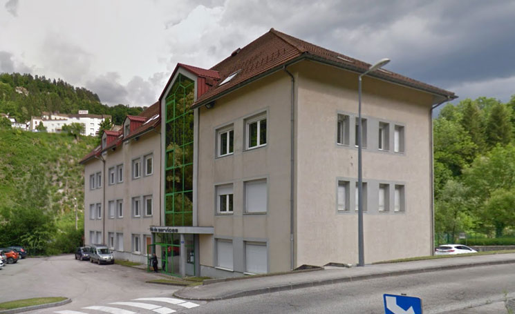 Pôle de services du Tomachon à Saint-Claude dans le Jura (39) © Google Maps