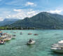 Vue sur le Lac d'Annecy en Haute-Savoie (74)