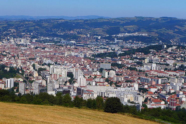 Vue de Saint-Étienne dans la Loire (42)