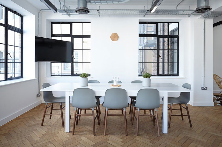 Salle de réunion pour l'outplacement